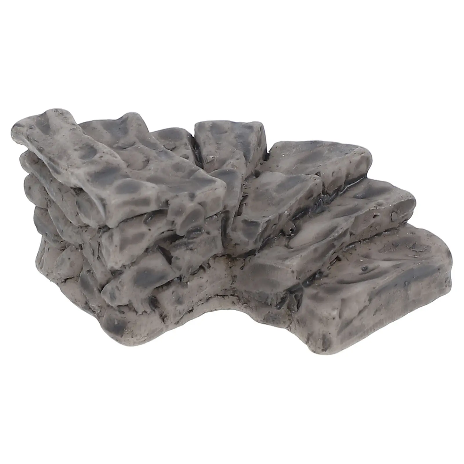 Miniature Curved Stone Bridge Staircase Resin Garden Ornament for Fairy Houses Micro Landscapes Aquariums Lawn Decor Outdoor