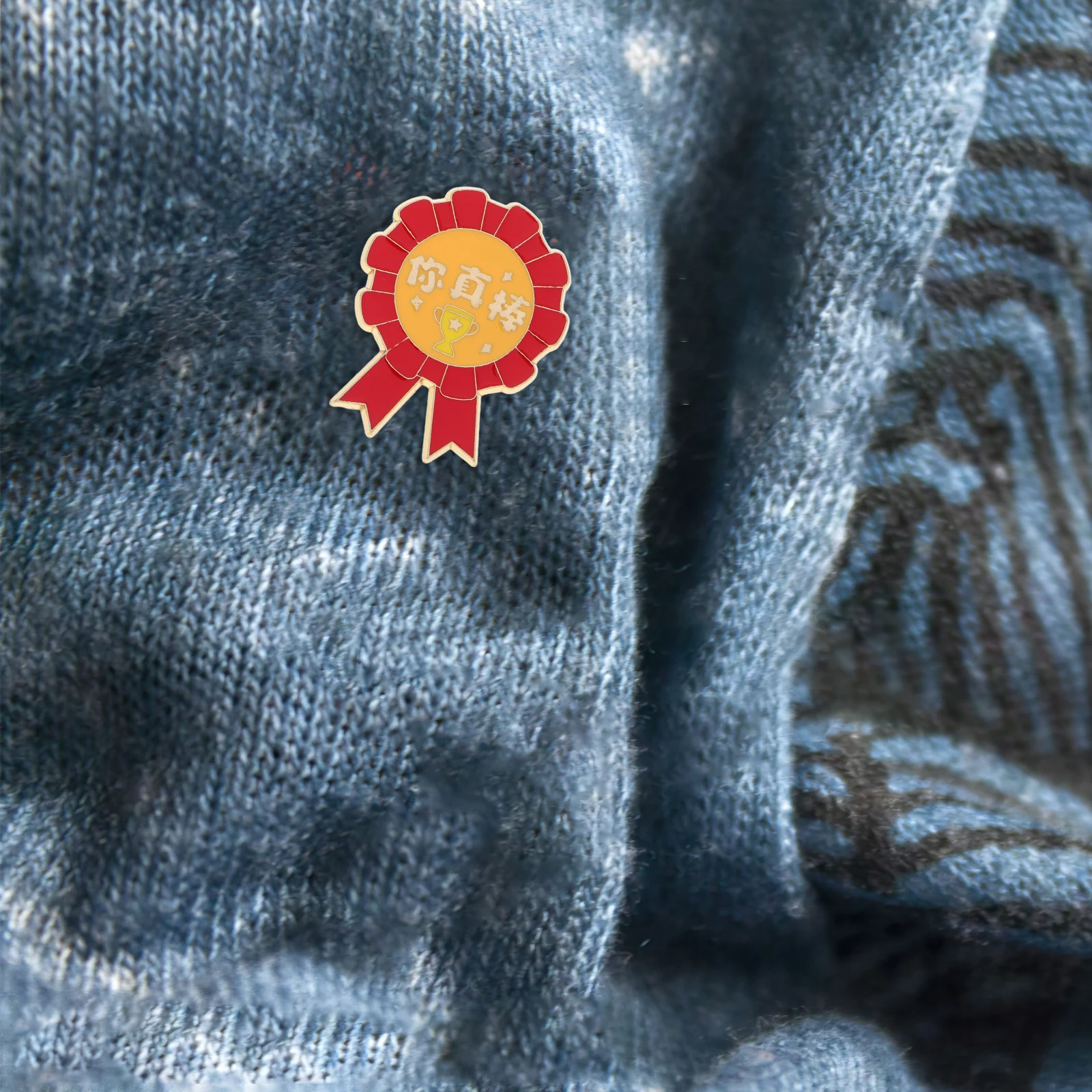 

Themed Award Badges Medal Pin Corsage Kids Party Medals Little Red Flower Alloy Child