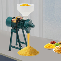 2200W Heavy Duty Grain Mill Electric Scrap Mill Dry Feed/Flour Cereals Grinder Machine Corn Grain Rice Wheat W/Funnel