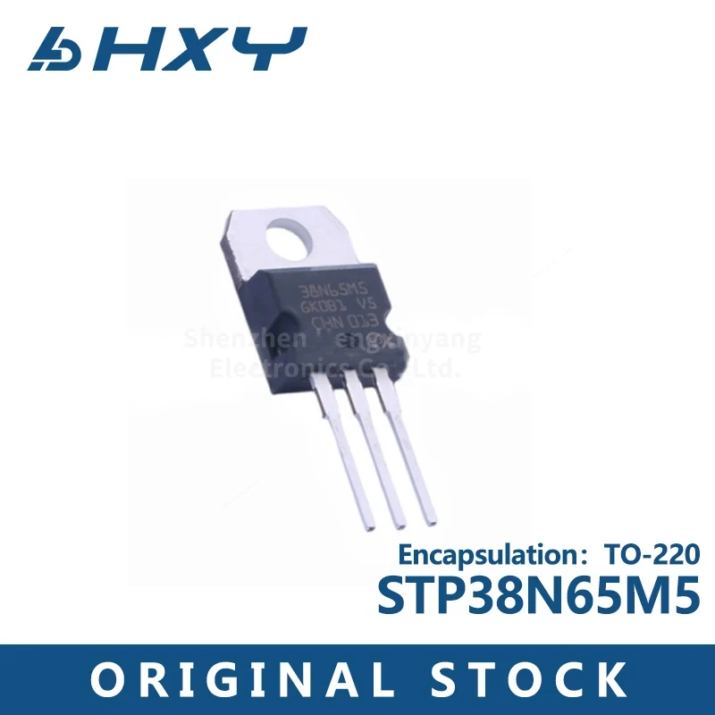 10pcs   STP38N65M5 package TO-220 650V 30A N-channel FET MOS