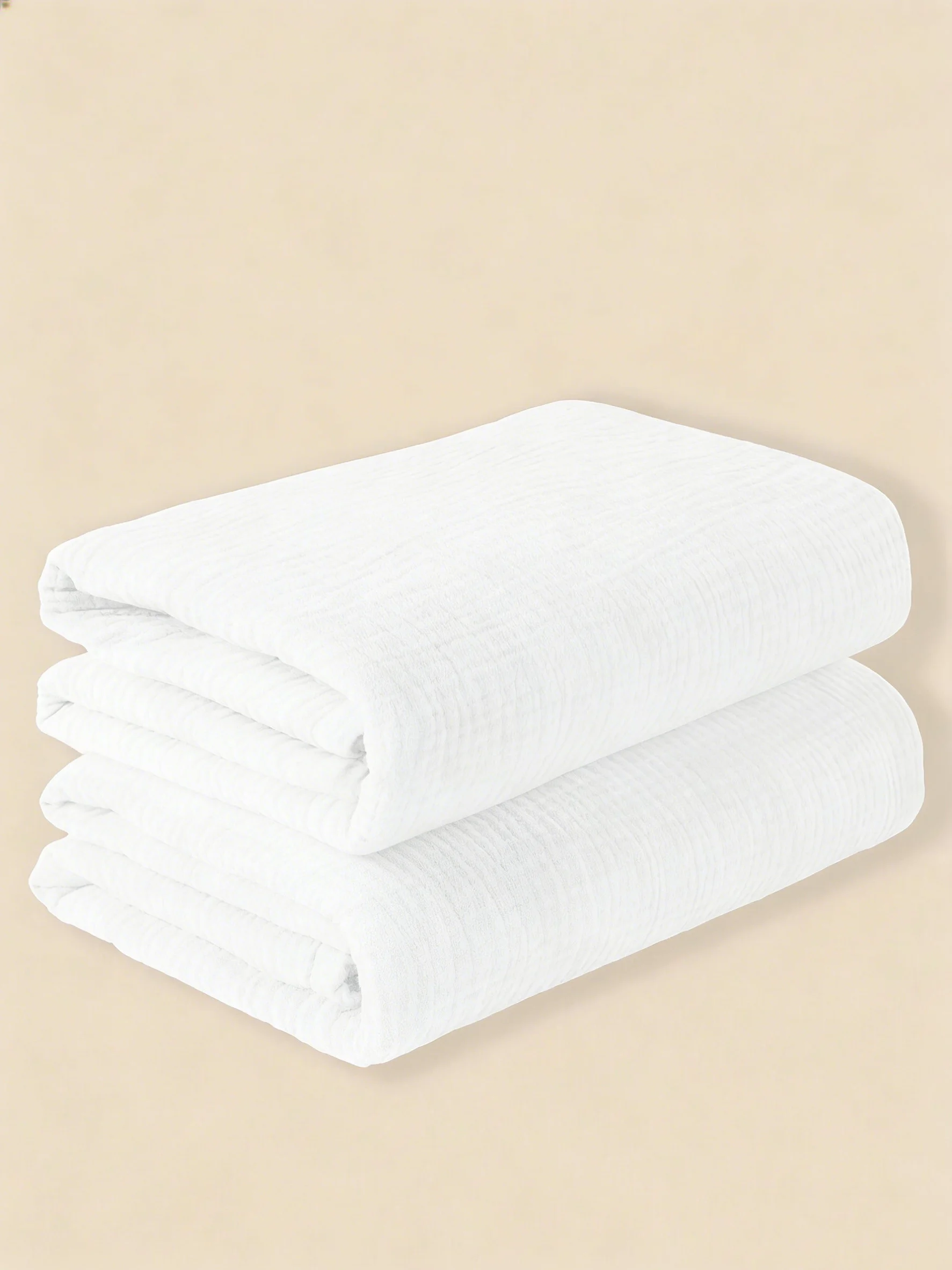 

2 Pack Baby Swaddle Blankets, Organic Cotton Muslin Swaddles for Newborn, Ideal for Travel & Naps