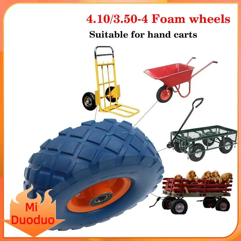 

4.10/3.50-4 Pneumatic Tire wheels 10 Inch For Electric Tricycle Trolley Scooter Warehouse Car tire Replace