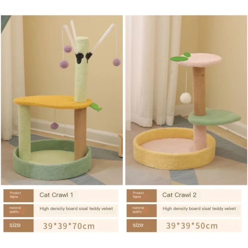 Cat Climbing Frame Cat Climbing Frame Cat Nest Small Non-occupying Vertical Scratching Board Cat Climbing Column Cat Frame Cat C