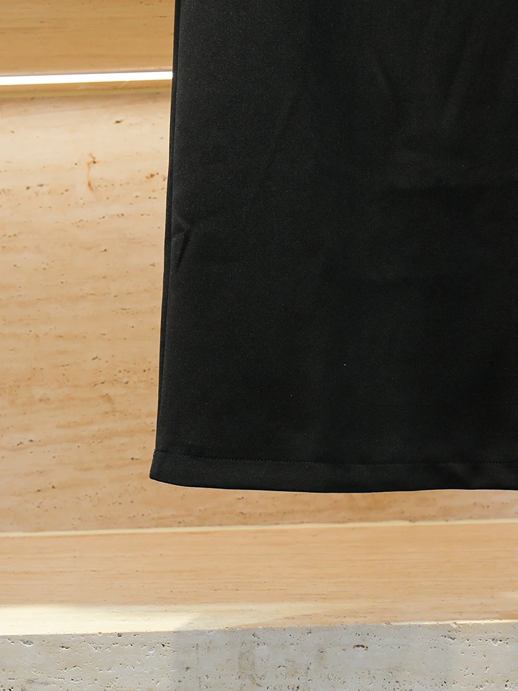 Hepburn Sle Little Bla Dr d'été haut de gamme avec nœud et embellissement de diamants pour femmes jupe trapèze Dr