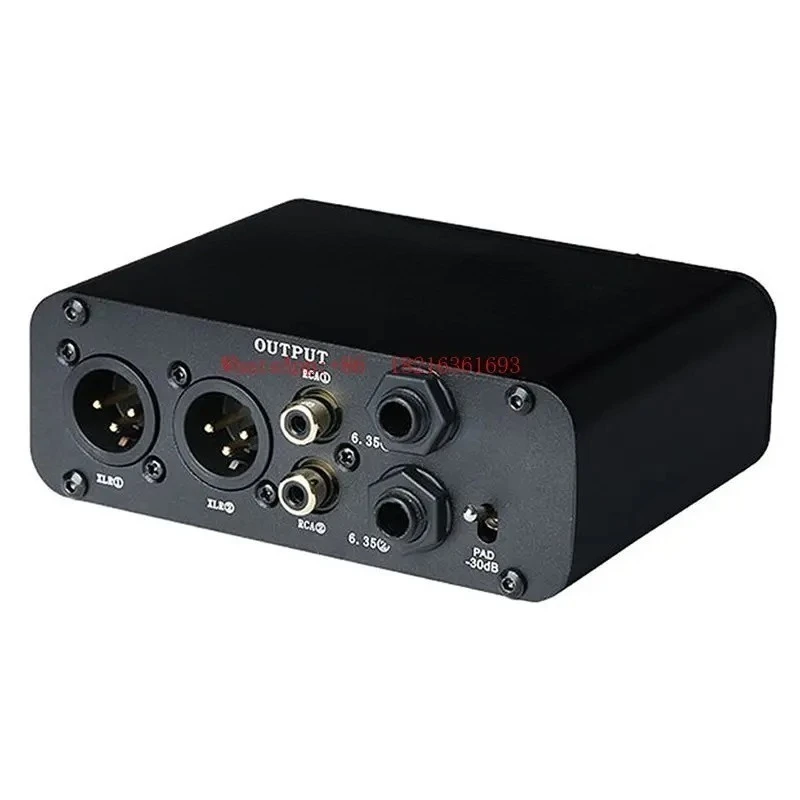Dual Channel XLR RCA Interface Ground Loop Noise Cancellation 3 Input 3 Output Audio Isolation Filter