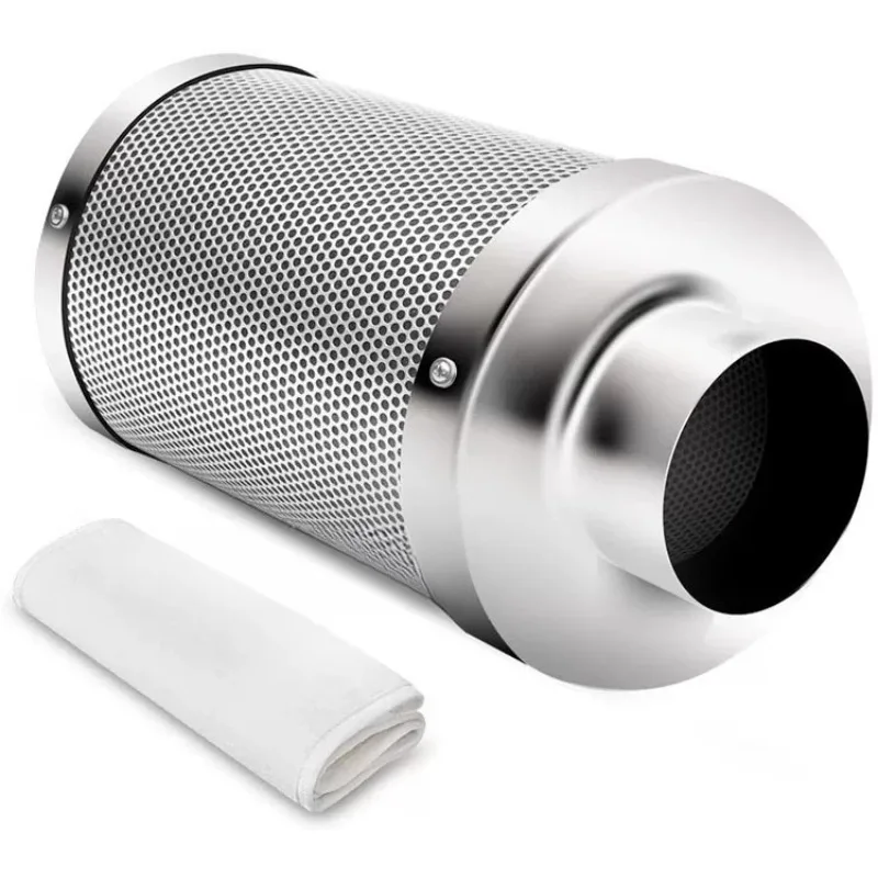 Export 4 inch 6 inch 8 greenhouse plant tent pipe barrel type, activated carbon air filter, purifier