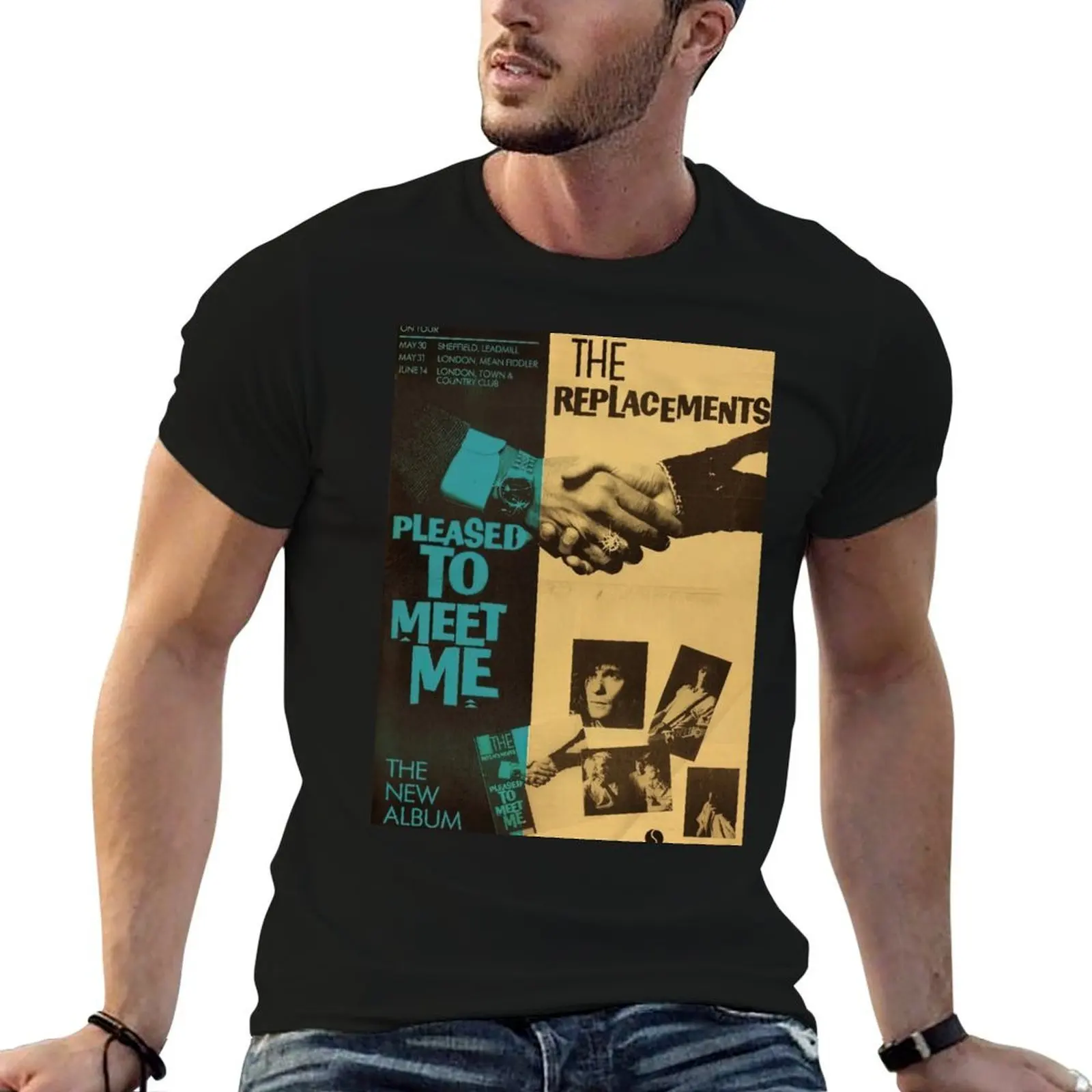 The Replacements Poster T-Shirt man t shirts cotton g man t shirts for men man t shirt designer T-shirt
