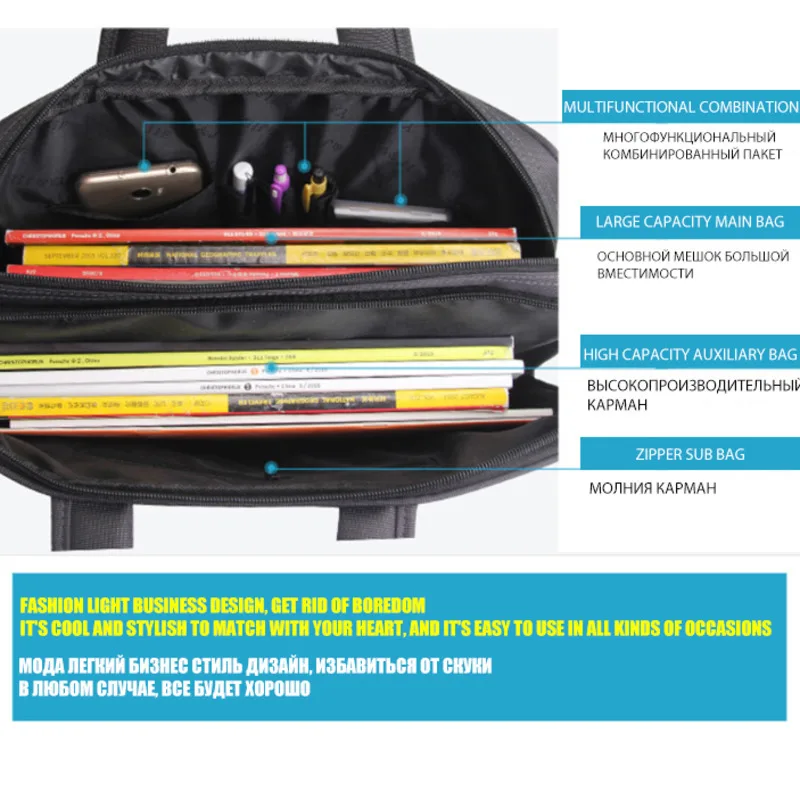 Imagem -05 - Polegada Bolsas de Laptops Meninos Arquivos de Ombro Bolsa de Livros Bolsas de Computador Portátil Masculino Marca Bolsas de Computador à Prova Impermeável Água Durável 15.6