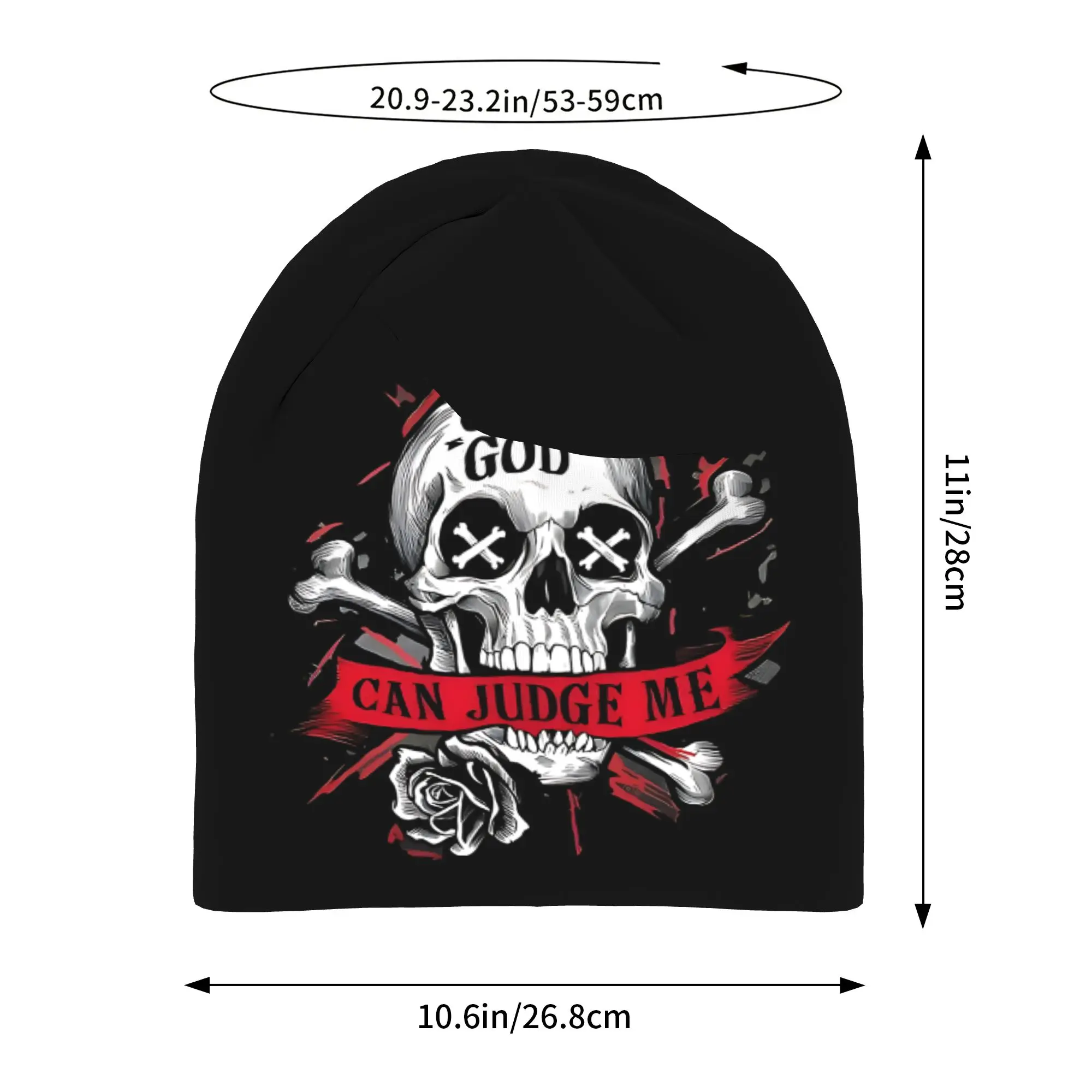 ONLY GOD CAN JUDGE NE Thin Hat Bonnet Hats Autumn Styles  Skullies Beanies Caps Men Women's Unisex Ski Cap