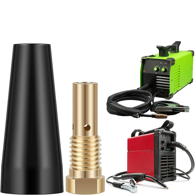 

ABGG-Weld 261308 306 Compatible 15Pcs MIG Welding Kit 0.8/0.9Mm Brass Welding Tips Replacement Welder Accessories