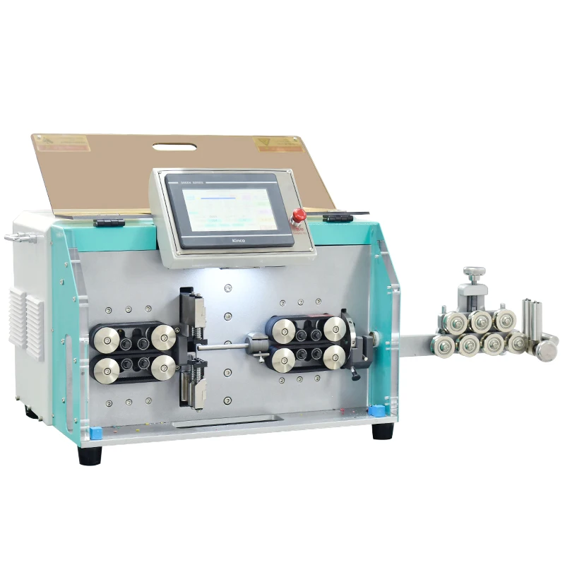 Fully Automatic Cable Manufacturing Equipment Sheath Cable Outer Jacket And Inner Core Wire Cutting Stripping Machine