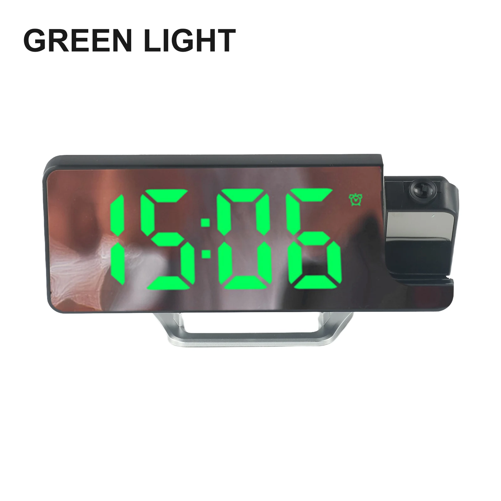 Plastic Display Electronic Clock LED Projection Alarm Clock Electronic Electronic Clock LED Temperature Sensing