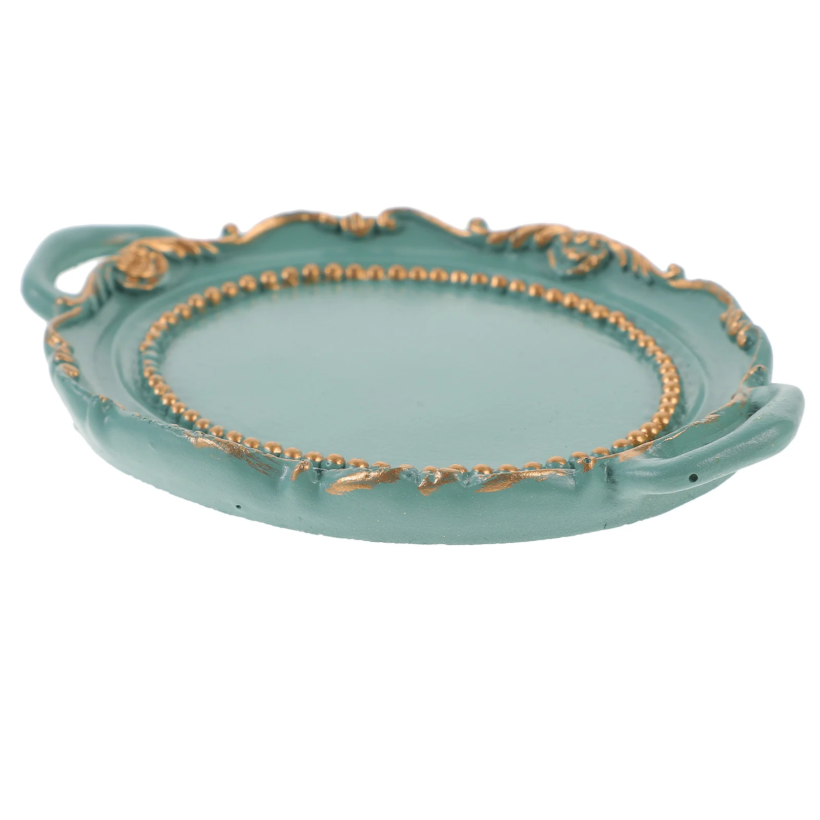 صينية عرض المجوهرات العتيقة، ترصيع الأذن الصغيرة، منظم الخاتم، حامل المجوهرات المزخرف، صينية تخزين للخواتم والأساور والحلي #1