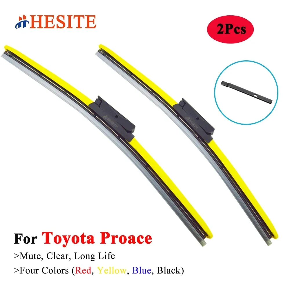 

HESITE Colorful Windshield Wiper Blades For Toyota Proace Verso MDZ MDX MPY 2013 2014 2016 2017 2018 2019 2020 2021 2022 2023