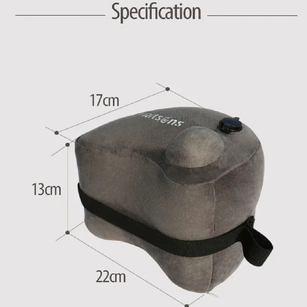 Flatsons Classical Guitar Inflatable Rest Portable Flocked Support Pad Auxiliary Fitting for Guitar Playing Posture Adjustment