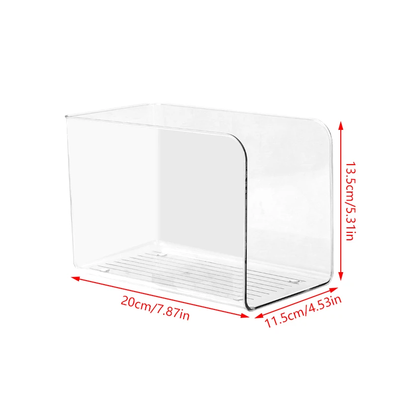 U-shaped Book Folder Desk Storage Rack Home Office Portable Acrylic Book Stand Transparent Free Combination Bookshelf