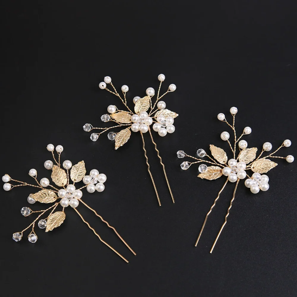 3-Piece Bridal Hair Accessories Set, Elegant Wedding Hair Jewelry, Ideal Choice for Brides and Bridesmaids
