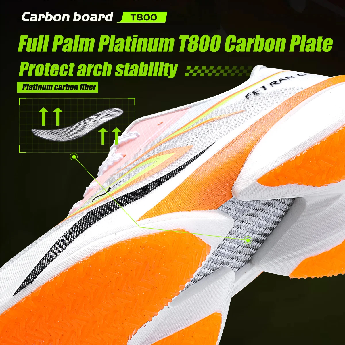 

2025 IRUNSVAN Platinum Carbon Fiber T800 Professional Physical Testing and Marathon Sports Shoes (unisex) 106