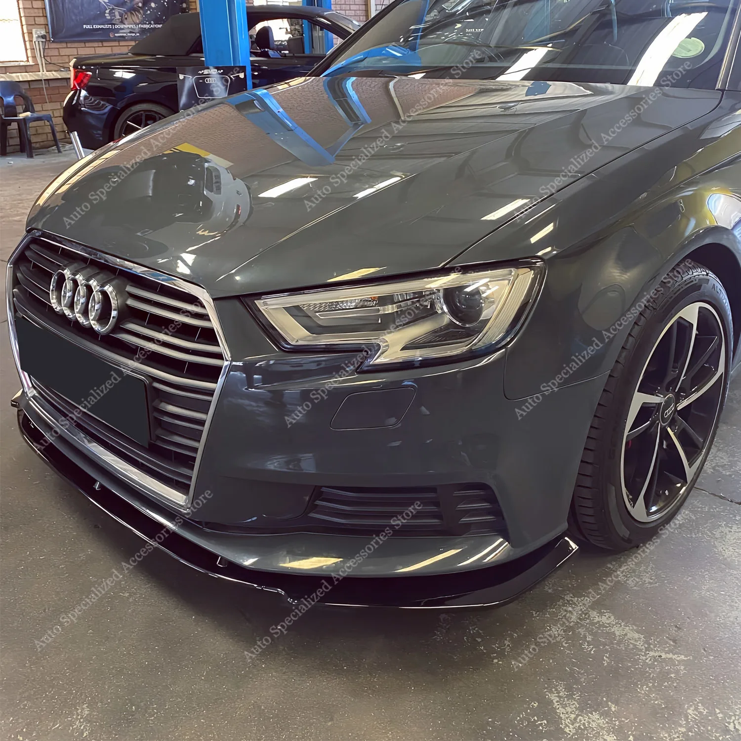 

Car Front Bumper Lip Spoiler Splitter Diffuser Blade Bodykits For AUDI A3 8V Sportback TSI TDI Non S-line 2017-2020 Facelift