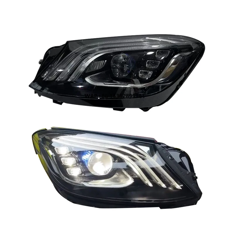 

YU GUANG for S-Class S450 Headlight W222 Head Light 2014-2017 Auto Parts Upgrade Words Onto the Ground Head Lamp