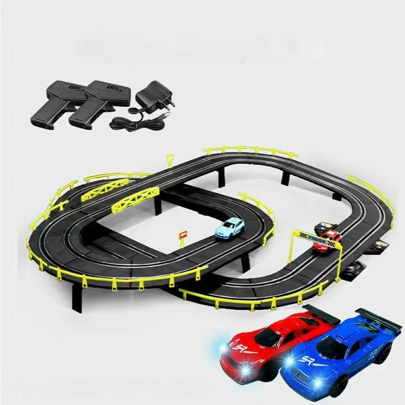 New Track Racing Car Great Adventure Manual Electric Remote Control Male Children 6 Years Old Pair Competition Toy Gift