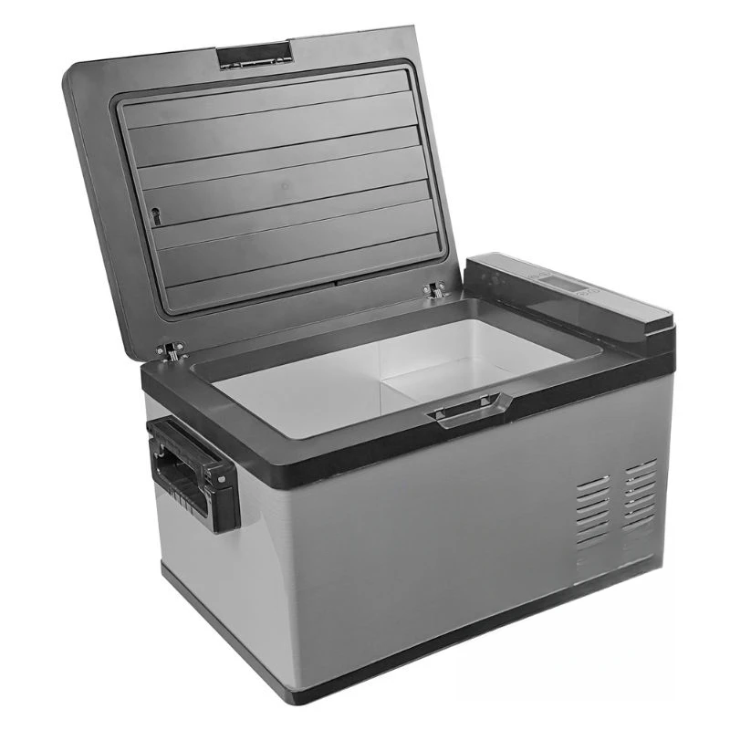 Cost Effective 40L Portable Battery Powered Mini Car Fridge Freezer DC12V 45W Plastic With AC Adaptor For Camping Home Use
