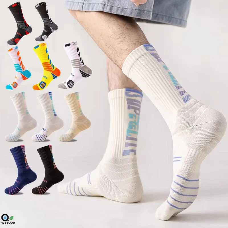 

5 Pairs Athletic Crew Socks for Men Women with Cushion,Performance Thick Cushioned Sport Work Hiking Basketball Sport Socks