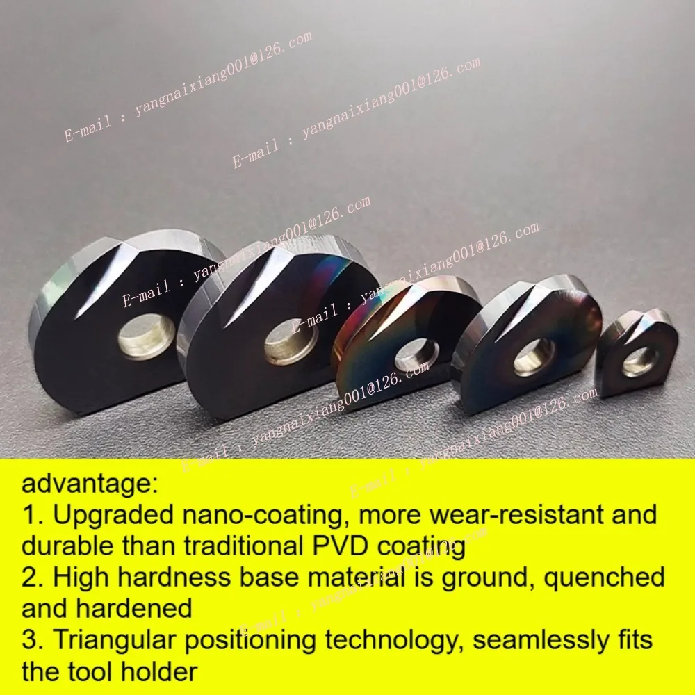 Barre de coupe T2139, Inserts en carbure, demi-cercle, Inserts de fraisage à billes P3200 R4/R5/R6/R8/R10/R15 pour l'acier/aluminium/acier inoxydable