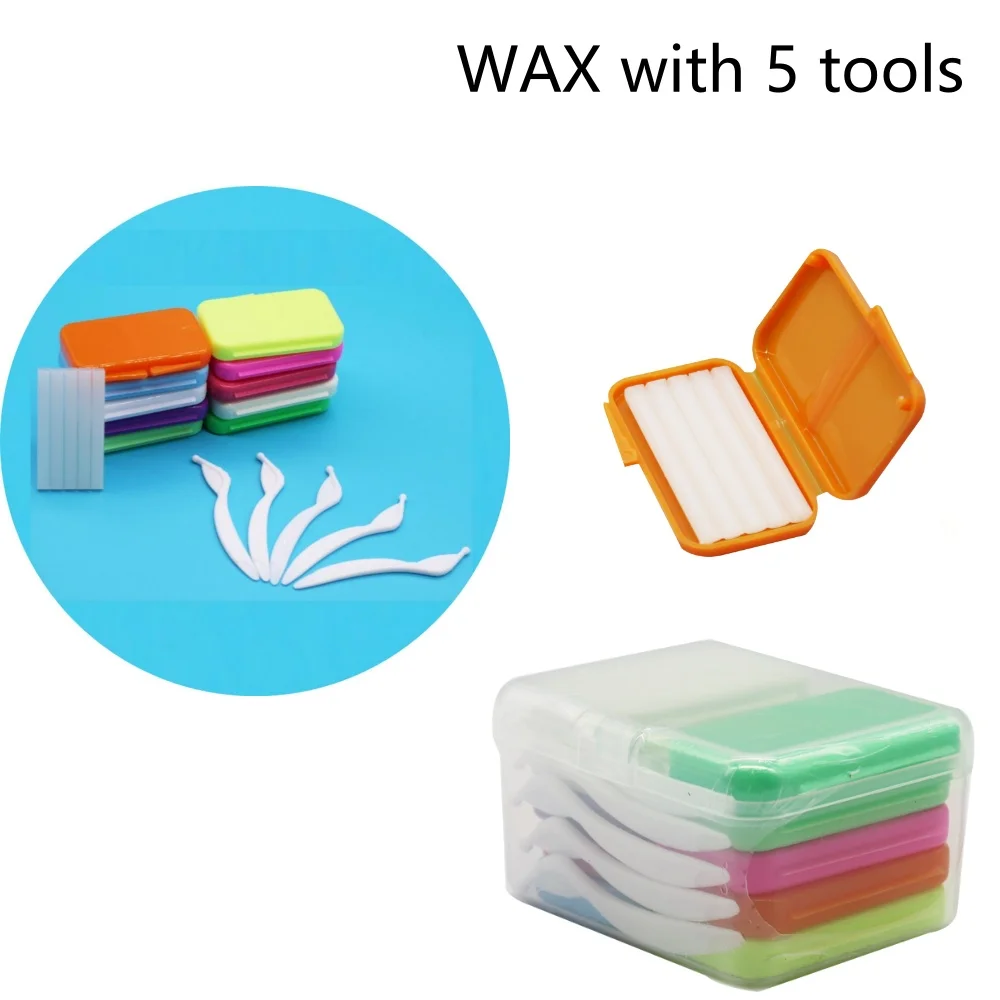 10 Mixing Flavors  Orthodontic Wax with 5Tools for Reducing Oral Discomfort