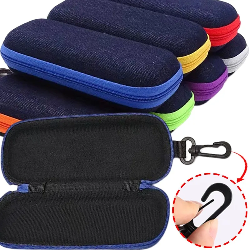 Glasses Storage Box Zipper Hard Eye EVA Glasses Case Protable Cases Eyewear Bags Rectangle Box Glasses Holder Accessories