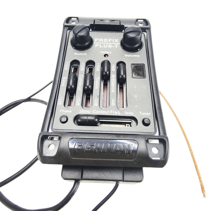 Gitar Manyetikleri Prefix Plus-T Yerleşik Preamp Matris Akustik Pikap EQ Ekolayzır Tunerli Yumuşak Piezo