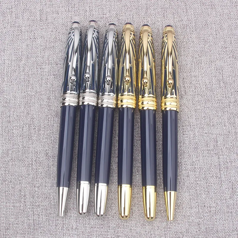 

Limited Edition 163 Navy Blue M.k 100 Years Ballpoint Rollerball Fountain Pen with Metal Cap Best Writing Pen