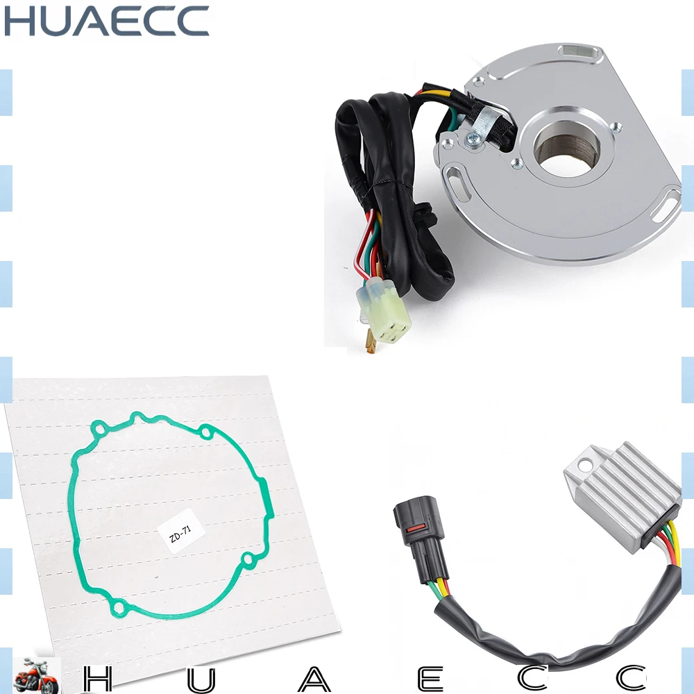 

For K-TM 200 2k-2 model 200 EXC SM EXC200 SM200 2005 Stator Coil + Gasket + Regulator Rectifier