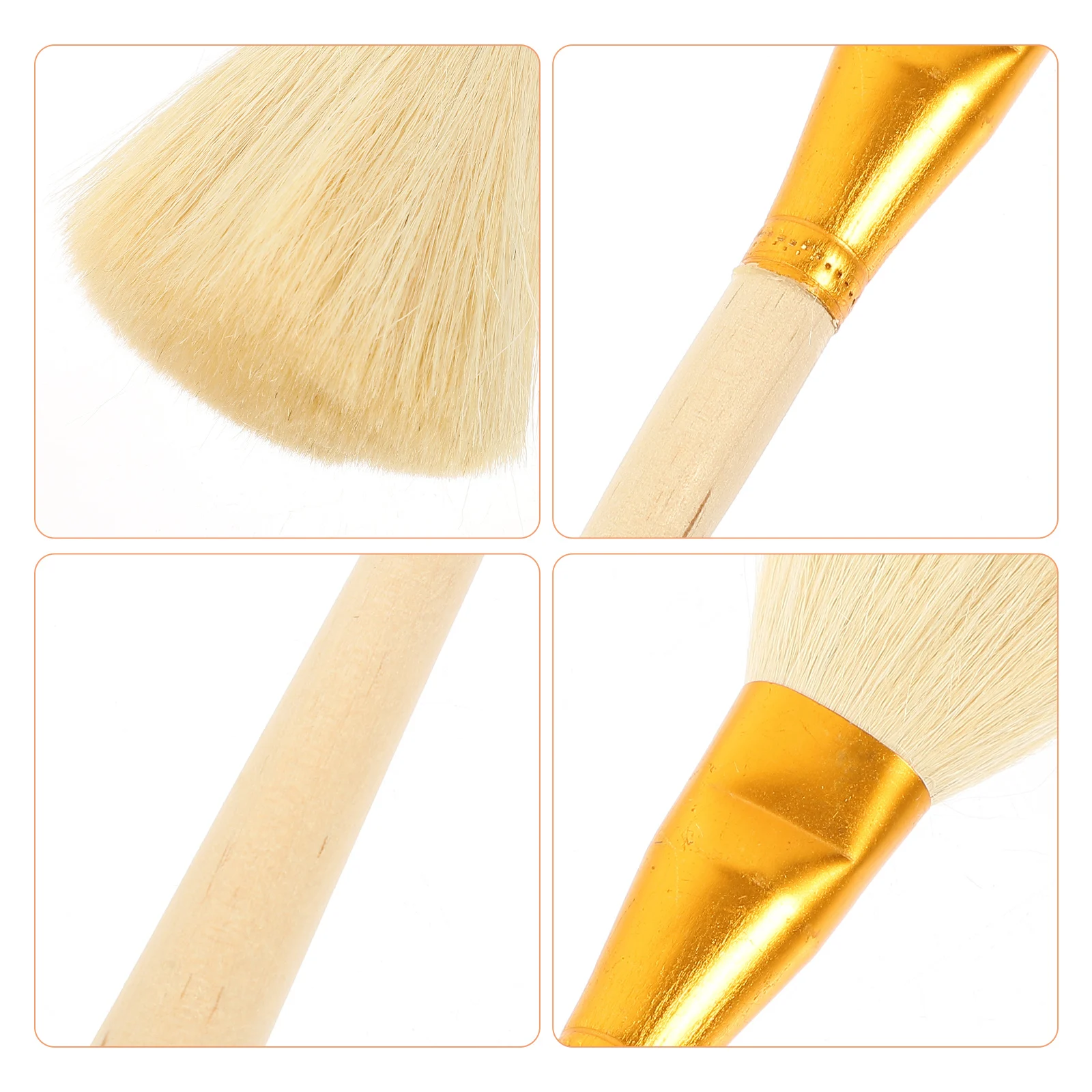 

12 pcs Acrylic Painting Brushes Watercolor Oil Paint Brush Set Wood Handle Craft Stenciling Durable Wool Alloy Ergonomic Grip