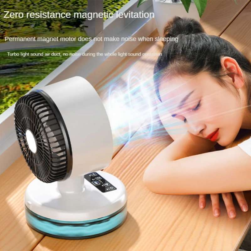 1 Piece Mini Electric Fan Home Desktop Desktop Spray Atomization Fan Portable Mini Humidification Fan