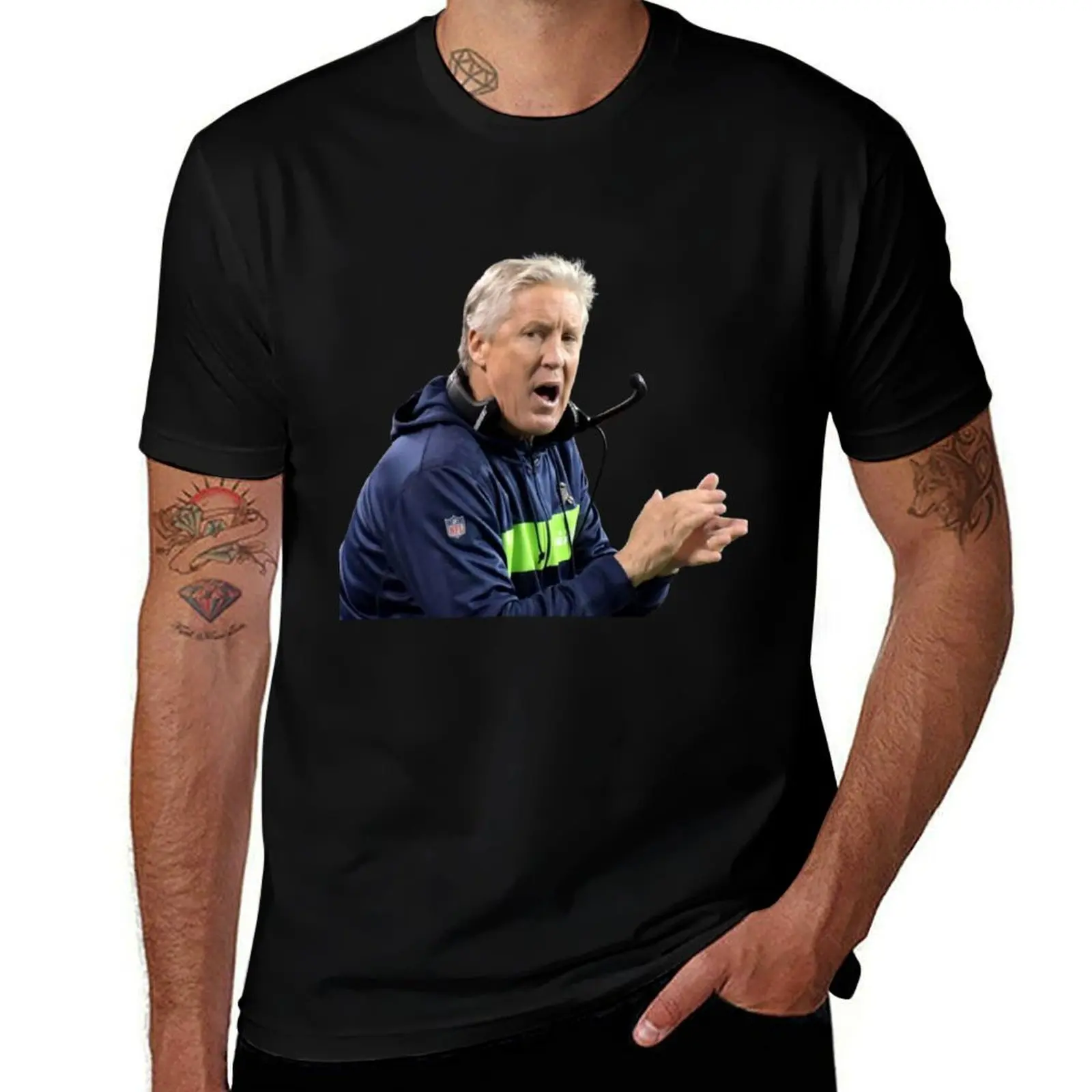 Pete Carroll chewing gum T-Shirt Performance Dry Fit T-Shirt
