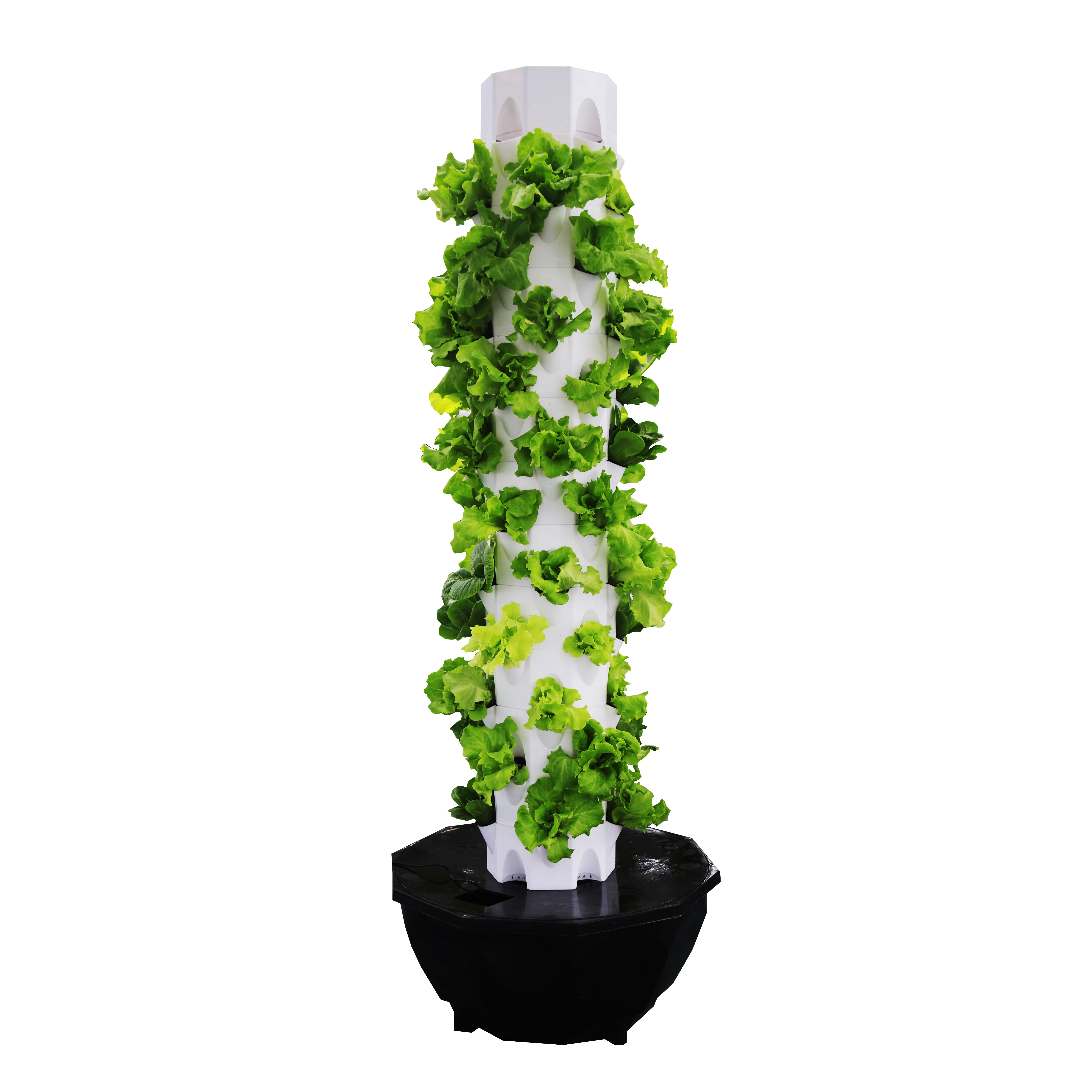 New Hydroponic Greenhouse Indoor Plant Vertical Tower Growing Systems column hydroponic aeroponic planting system