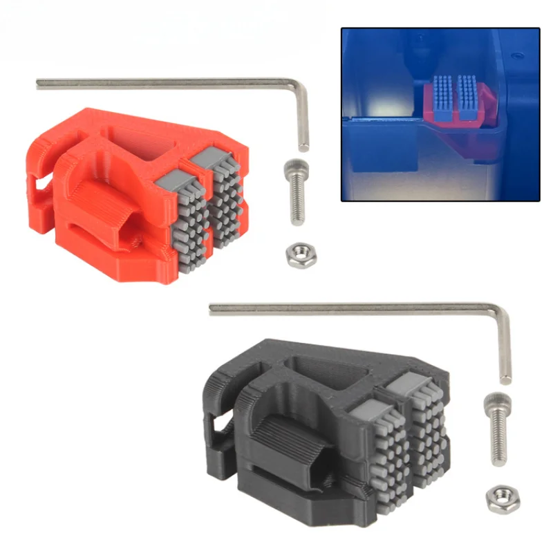 

For Bambu Lab Bamboo 3D Printing Accessories X1 p1 Mouth Cleaning Assembly Upgraded Double Bruch Head