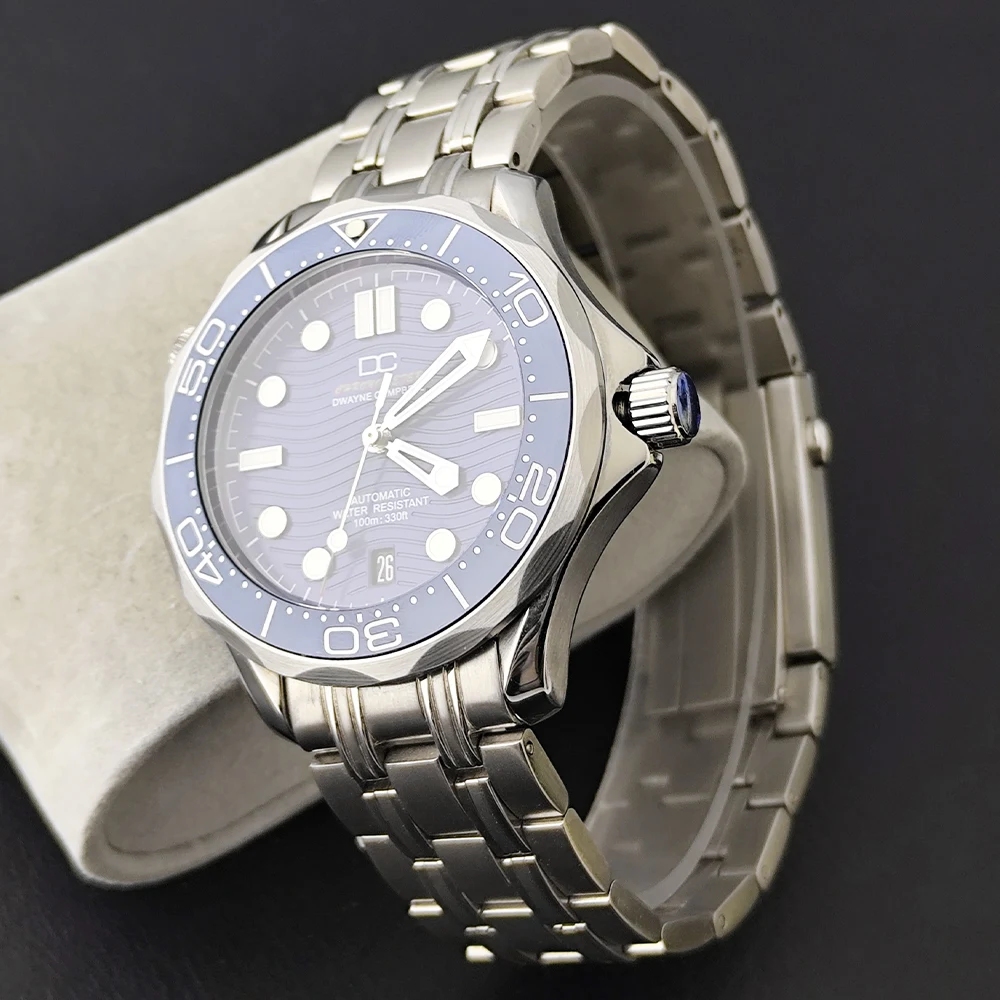 Automatic Watch Dwayne Campbell New Luxury Watch Waterproof Luminous Men's Watch Sapphire Glass NH35 Movement 6 o'clock Calendar
