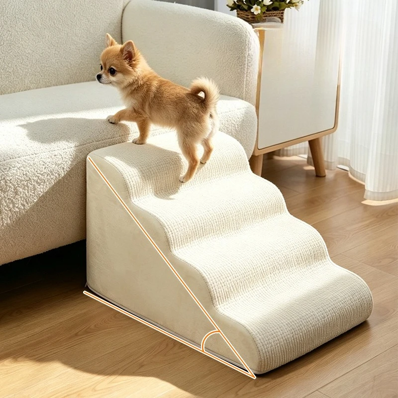 Pet Ladder Dog Steps Non-slip Removable Washable Slope Going To Bed Stairs Multi-layer Wholesale Dog Accessories