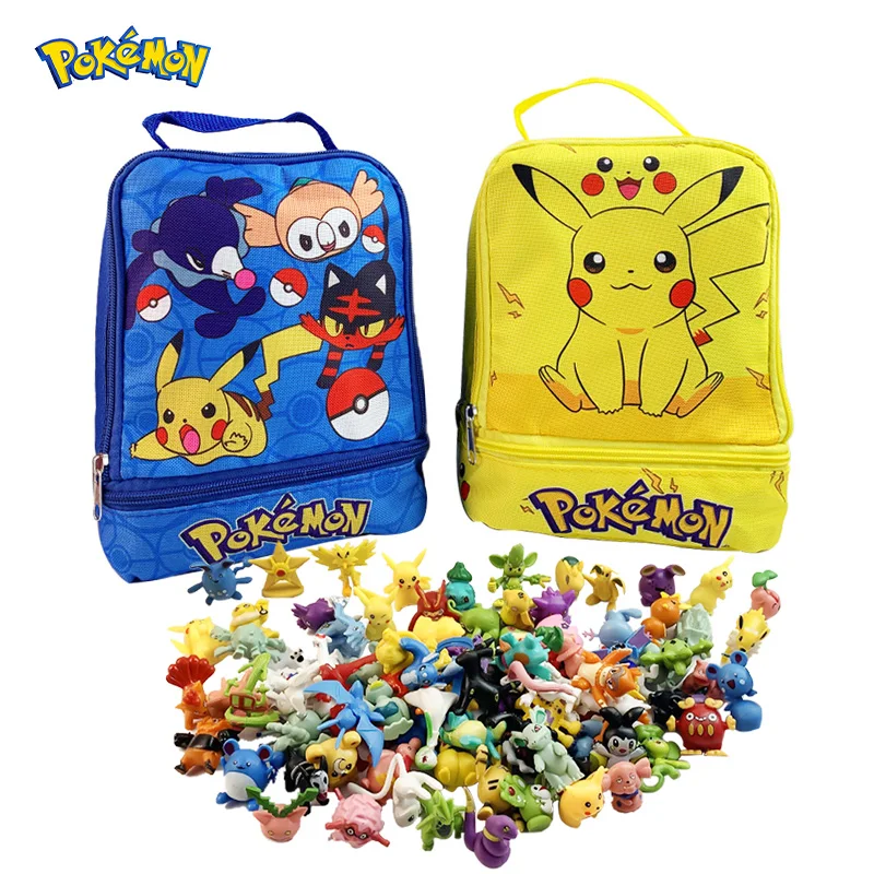 144 Figurines Pokémon Miniatures 2-3 Cm + Boîte De Rangement – Set Collector Super Mignon Pour Enfants