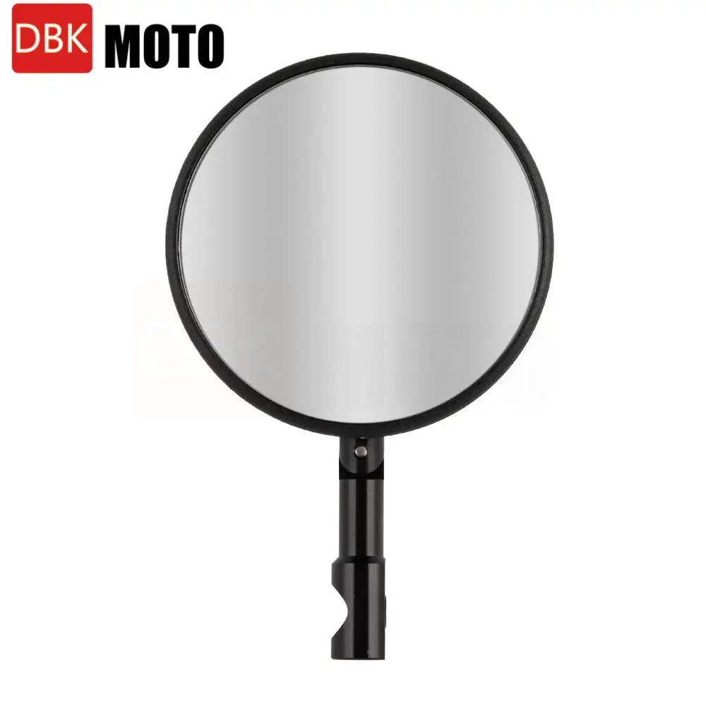 Universal Black Round Mirror Replacement M8 M10 Handlebar End Mirror Convex Handle Bars Rearview Mirror For Honda For KTM - Image 4