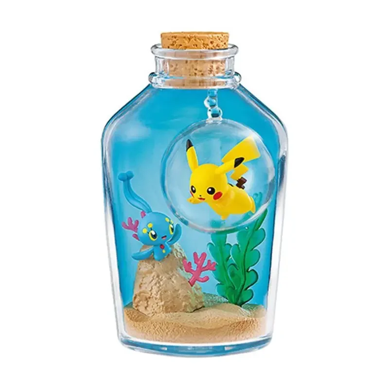 Anime Pokemon Figure Toys Aqua Bottle Collection Milotic Pikachu Vaporeon Manaphy Wailord Cartoon Model Decoration Kids Gifts