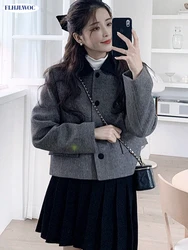 Hot Sales Autumn Spring Cute Short Coats Outerwear Women Japan Preppy Style Girls Korea Single Breasted Button Blazer Jackets