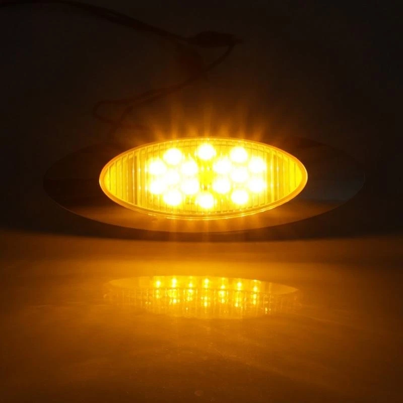 

A2BF High Visibility Weatherproof 16LED Tail Light Side Marker Lamp for Truck Trailer