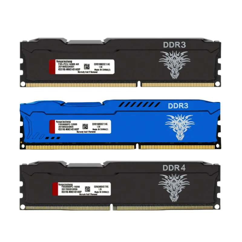 YONGXINSHENG Ram DDR3 4GB 8GB 2GB 1333 1600 1866MHz memoria Desktop Memory  240pin 1.5V New dimm