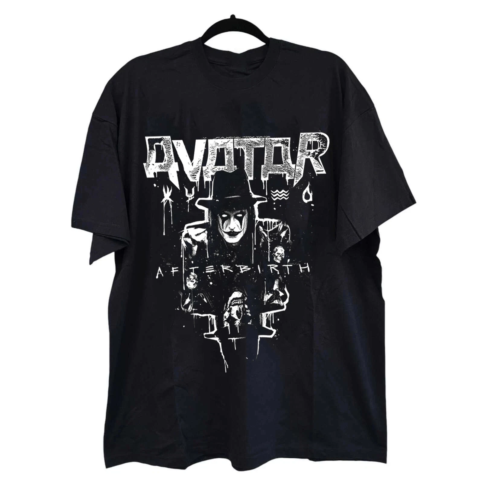 Vintage Band Avatar Hunter Collector Black T-shirt Fan Gift Size S To 4XL - Printed T-shirt Silk Short Sleeved Shirt