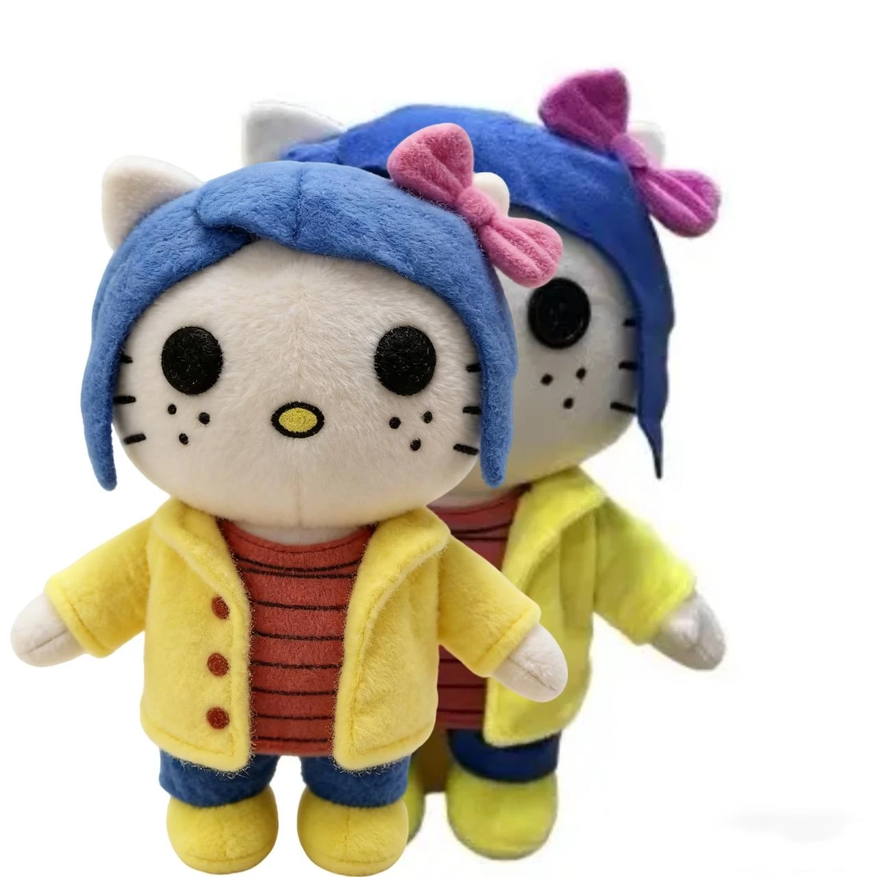 

Плюшевая кукла Hello Kitty Coraline, мягкие игрушки, 24 см, милые подарки на день рождения и Рождество для детей, мальчиков и девочек