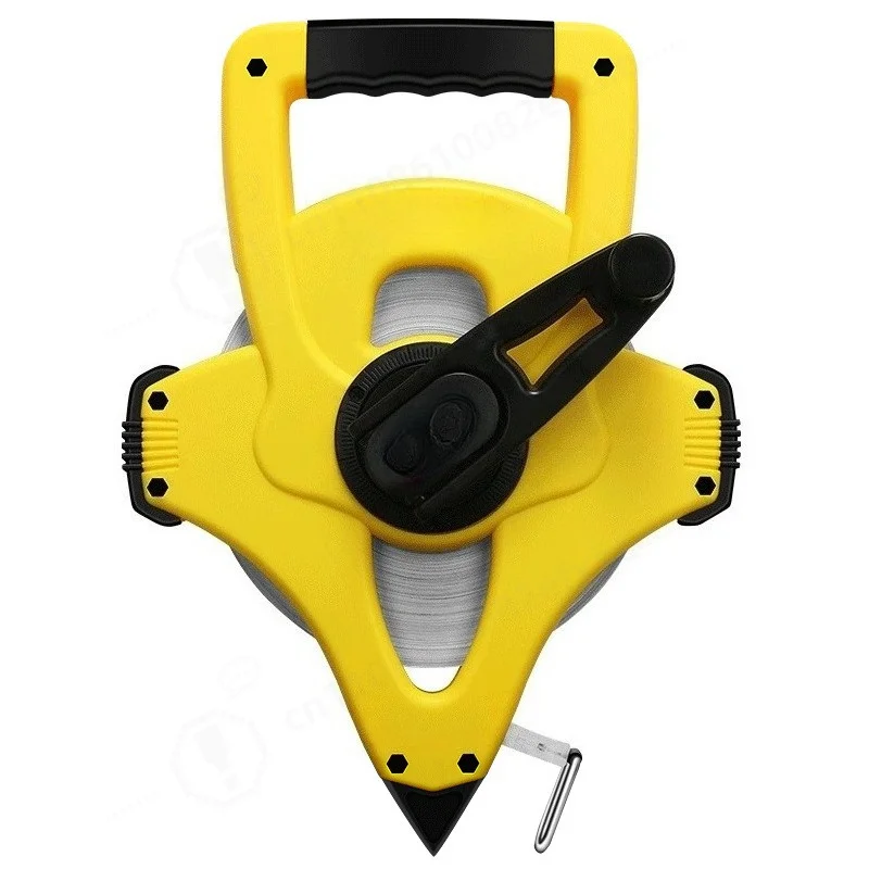 Nylon Coated Steel Tape Measure, Waterproof Rust‑Proof Insulated Long Measuring Ruler, 30M 50M for Construction Engineering Site