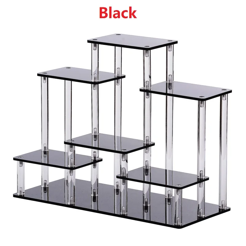 Transparent Acrylic Display Stand Hand-made Blind Box Doll Toy Storage Display Rack Window Jewelry Small Object Display Rack